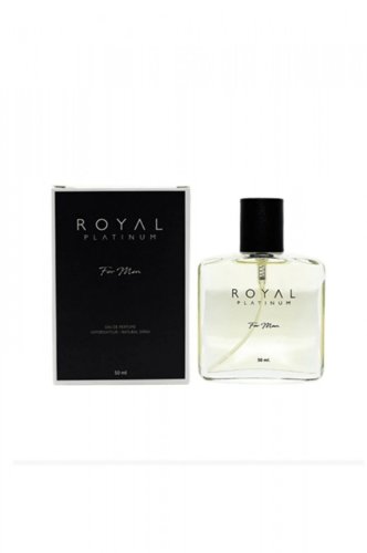 Apa de parfum royal platinum m605, 50 ml, pentru barbati, inspirat din paco rabanne black xs