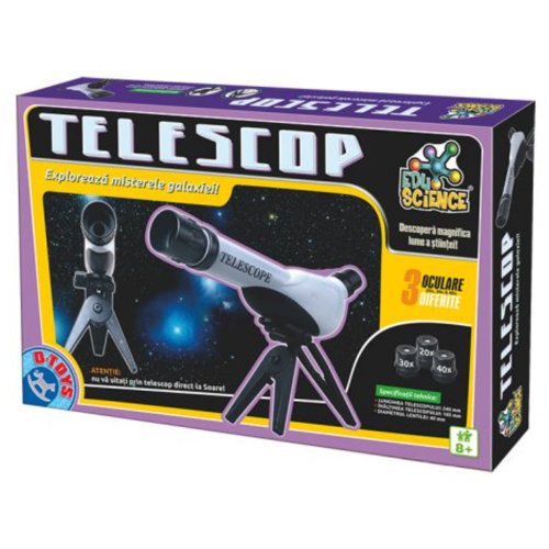 Telescop 3 oculare d-toys