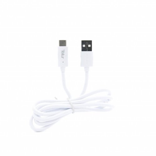 Cablu de date tellur tll155051, usb - usb type c, 1m, alb