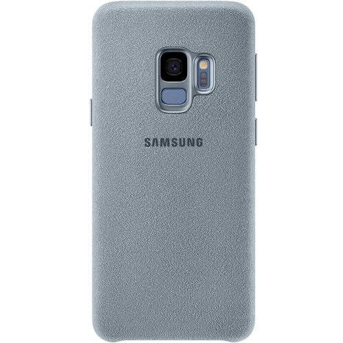 Carcasa de protectie alcantara cover Samsung pentru galaxy s9, verde menta