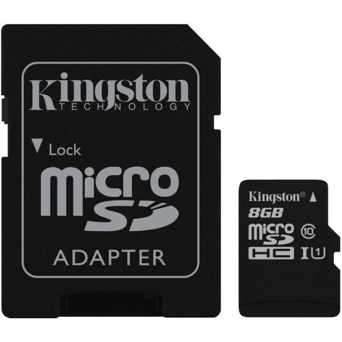 Card de memorie kingston microsdhc, 8gb, class 10