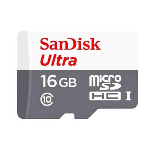 Card memorie micro-sdhc sandisk ultra 16gb, clasa 10