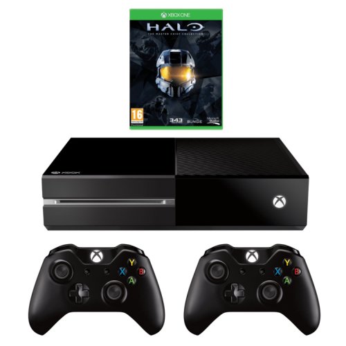 Consola Microsoft xbox one 500gb + joc halo: the master chief collection + controller