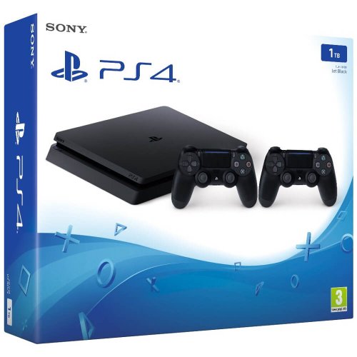 Consola sony ps4 slim (playstation 4), 1tb + extra controller