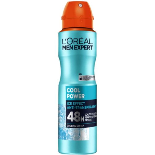 Deodorant antiperspirant l’oreal men expert cool power, 150 ml, protectie 48h