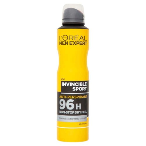 Deodorant antiperspirant l’oreal men expert invincible sport, 150 ml, protectie 96h