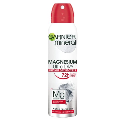 Deodorant spray garnier magnesium ultra dry, pentru femei, 150 ml