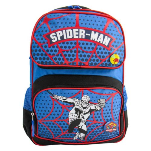 Ghiozdan clasa 1-4 pentru baieti, model spiderman marvel, dimensiune 370x280x150 mm, culoare multicolor
