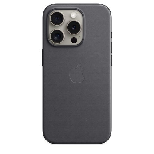 Husa de protectie apple finewoven case with magsafe pentru iphone 15 pro, black