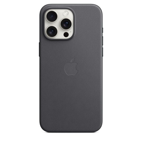 Husa de protectie apple finewoven case with magsafe pentru iphone 15 pro max, black