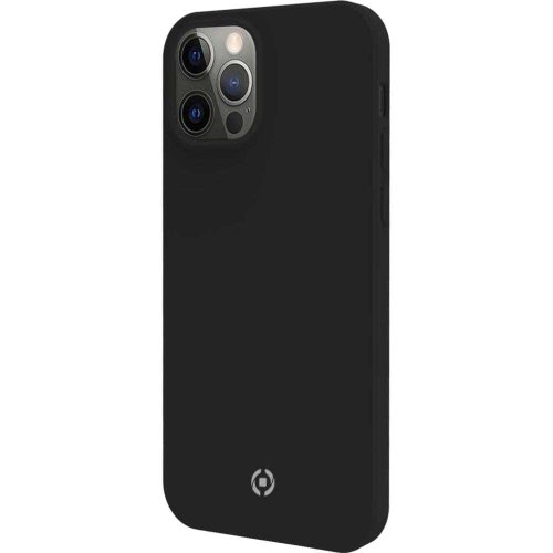 Husa de protectie celly cromo pentru iphone 12 pro, negru