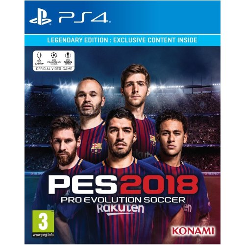 Joc ps4 pro evolution soccer 2018 (pes) legendary edition