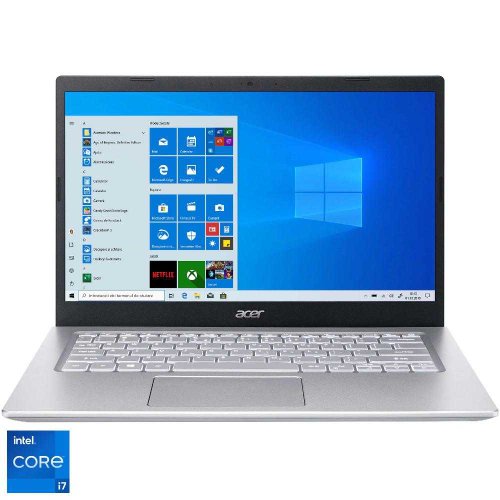 Laptop acer aspire 5 a514-54-715w, intel® core™ i7-1165g7, 16gb ddr4, ssd 512gb, intel® iris® xe graphics, windows 10 pro