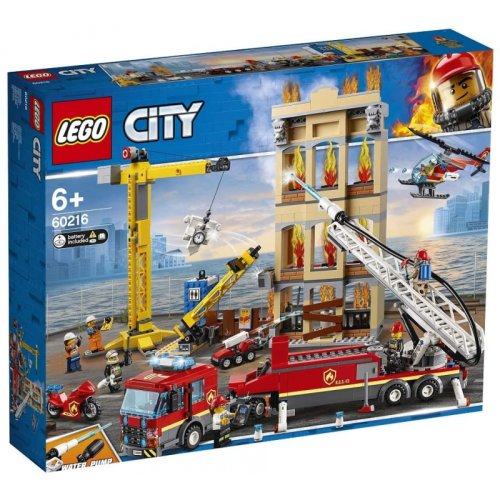 Lego city divizia pompierilor din centrul orasului 60216