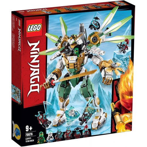 Lego ninjago robotul de titan al lui lloyd 70676