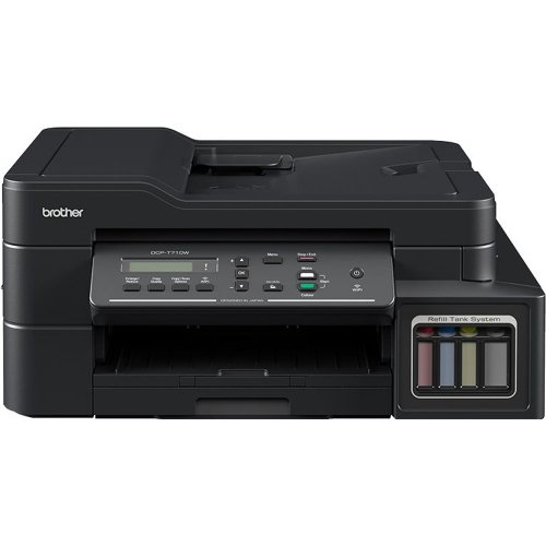 Multifunctional inkjet color brother dcp-t710w, adf, wireless, a4