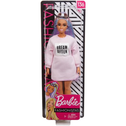Papusa barbie fashionistas rochita roz dream often
