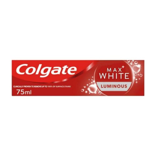 Pasta de dinti colgate max white luminous, 75 ml