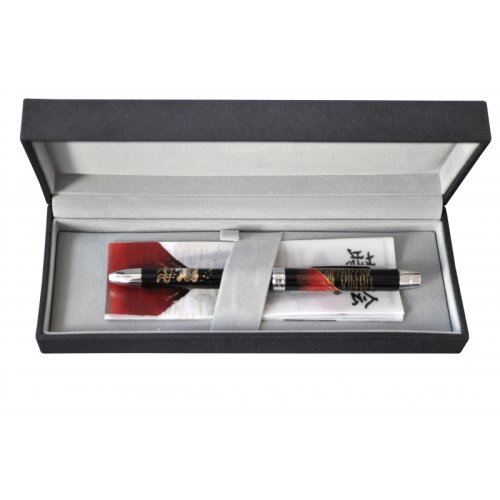 Pix multifunctional de lux penac maki-e - mount fuji, in cutie cadou, corp negru