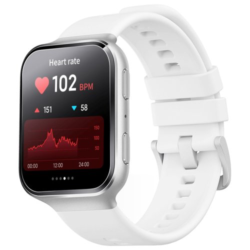 Xiaomi Smartwatch 70mai saphir, geam din safir, gps, control vocal alexa, argintiu