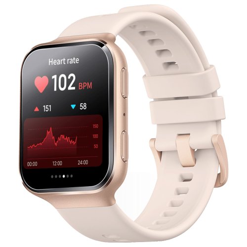 Xiaomi Smartwatch 70mai saphir, geam din safir, gps, control vocal alexa, auriu