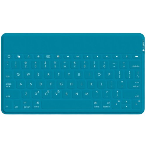 Tastatura ipad logitech keys-to-go, albastru