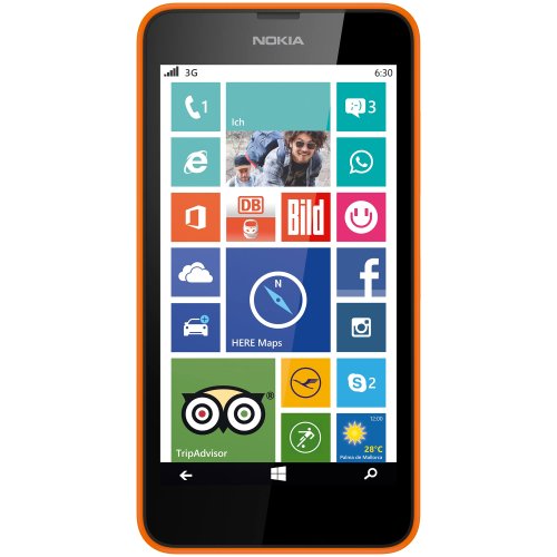 Telefon mobil nokia lumia 636, 8gb, portocaliu