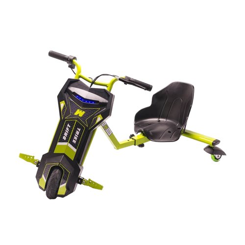 Tricicleta electrica freewheel drift trike, verde