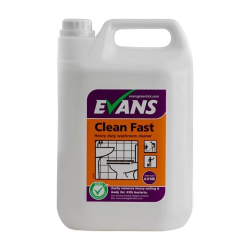 Detergent acid parfumat pentru spatii sanitare evans clean fast 5 litri