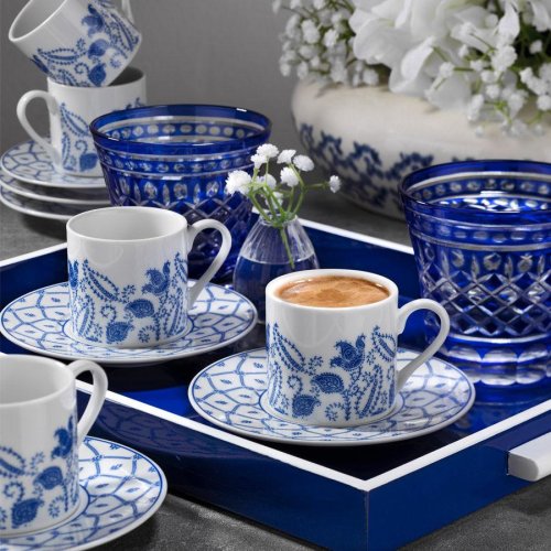 Set cești de cafea true blue ru12kt4309740, alb, 27x7x17 cm
