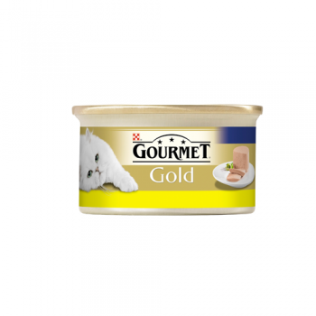 Purina gourmet gold mousse, pui, conservă hrană umedă pisici, (pate), 85g