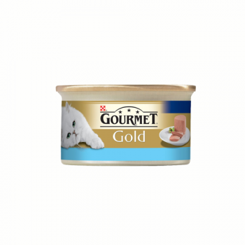 Purina gourmet gold mousse, ton, conservă hrană umedă pisici, (pate), 85g