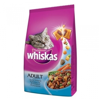 Whiskas adult, ton, hrană uscată pisici, 14kg
