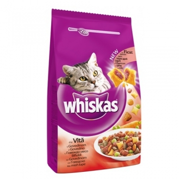 Whiskas adult, vită, hrană uscată pisici, 14kg