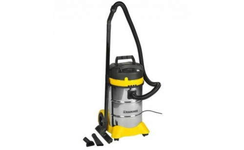 Selgot Company Aspirator umed / uscat profesional vacuum cleaner cu functia de suflanta, capacitate 40l, putere 1400w, filtru hepa, argintiu / galben