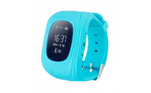 Neoallbet Ceas smartwatch pentru copii albastru q50 slot cartela sim gps tracker buton urgenta sos monitorizare live