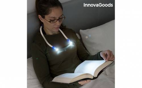 Shop Case Practice Lampa de citit led pentru gat innovagoods. o lumina pentru citit confortabila si practica de mare ajutor