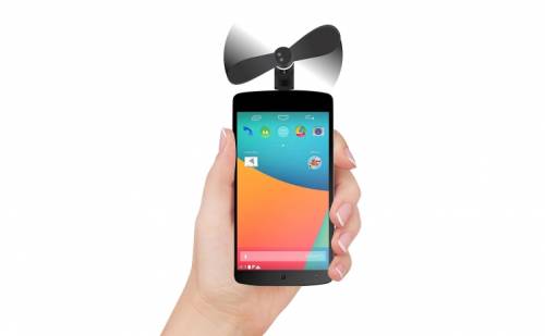 Startover Mag Online Ventilator mini portabil pentru telefon si tableta, port micro usb, negru
