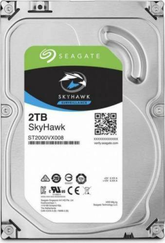 Hard disk 2 tb nou seagate skyhawk st2000vx008, 3.5 inch, sata iii, 64 mb cache, 5900 rpm