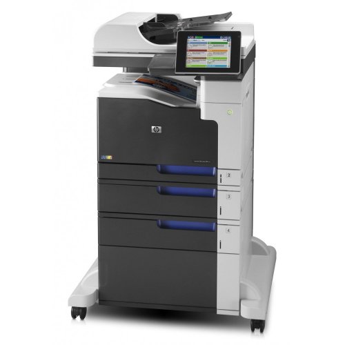 Imprimanta multifunctionala laserjet enterprise color hp m775 mfp, a3, 120.000 pagini/luna, 600 x 600 dpi, duplex, usb, fax, network, touchscreen, adf, scanner, pagini printate 0-50.000