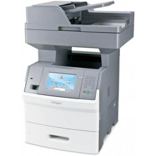 Imprimanta multifunctionala laserjet monocrom, a4, lexmark x654de, 53 pagini/minut, 30000 pagini/luna, 1200 x 1200 dpi, usb, network, fax, duplex, printeaza cu dungi