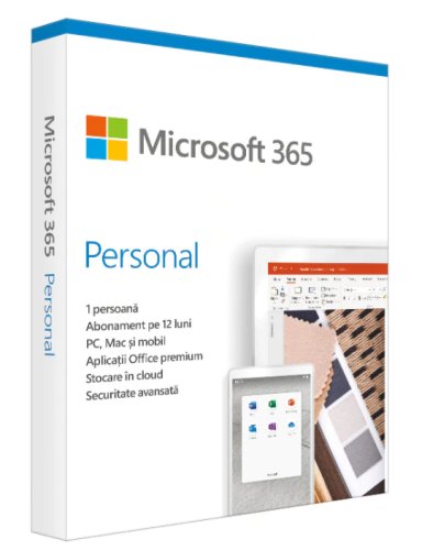 Licenta cloud retail microsoft 365 personal english subscriptie 1 an medialess p6