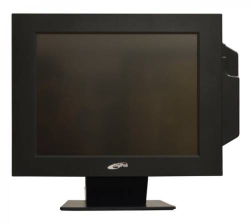 Monitor 15 inch tft digipos 714a black, touchscreen, cititor carduri, panou grad b