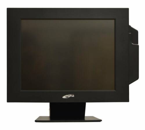 Monitor 15 inch tft digipos 714a black, touchscreen, lipsa cablu semnal