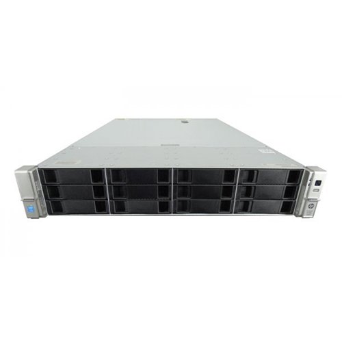 Server hp proliant dl380 gen9, 12 bay 3.5 inch, 2 procesoare, intel 8 core xeon e5-2630 v3 2.4 ghz, 32 gb ddr4 ecc, 1.2 tb hdd sas, 2 ani garantie