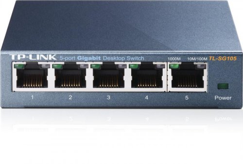 Switch tp-link tl-sg105, 5 port,10/100/1000 mbps