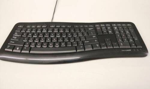 Tastatura microsoft comfort curve keyboard 3000, model 1482, qwerty, usb