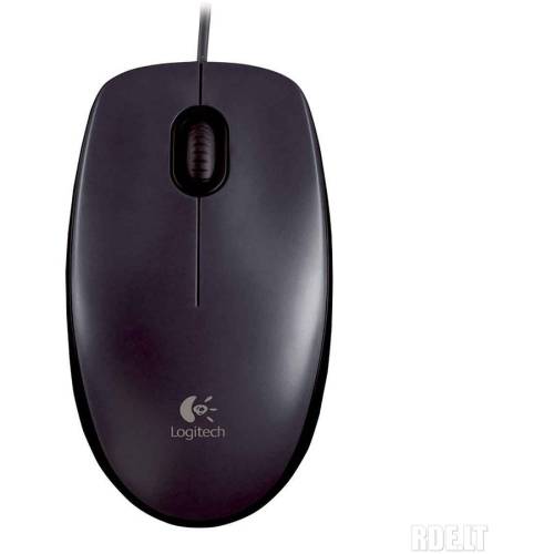 Logitech Mouse m90 optical, usb, black