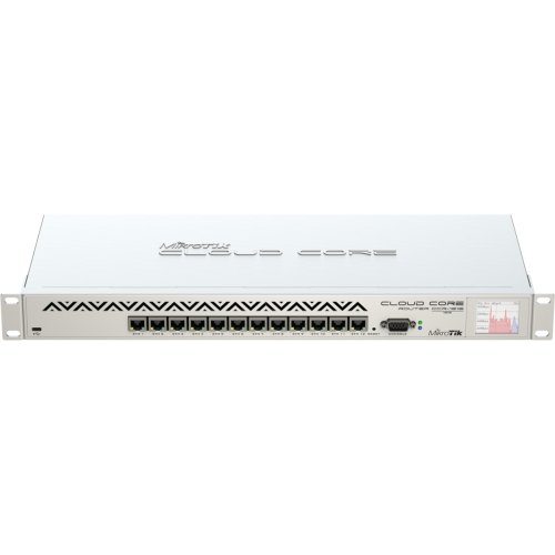 Mikrotik Router ccr1016-12g l6 16xcore 1.2ghz 2gb ram, 12xsfp, 1xsfp+ rack 19'', lcd