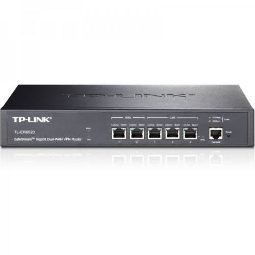 Tp-link Router tl-er6020, 3x lan / 2x wan , safestream, gigabit, dual-wan, vpn
